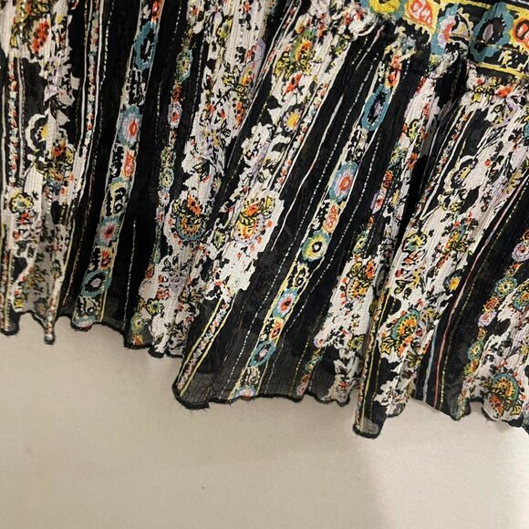 Free People boho Blouse top oversized tunic - Picture 5 of 6